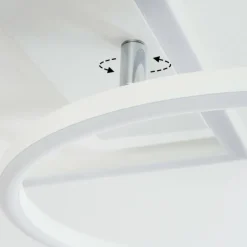 hofstein Plafonnier Frederick LED Chrome, Blanc, 1 lumière