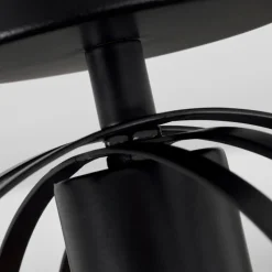 Lampes Industrielles-hofstein Plafonnier Freguesia Noir, 1 lumière