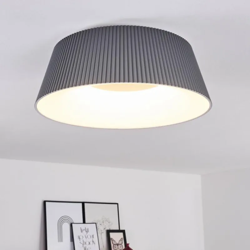 hofstein Plafonnier Fremont LED Gris, 1 lumière