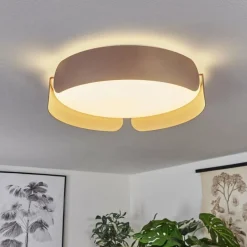 hofstein Plafonnier Fuscado LED Moka, 1 lumière