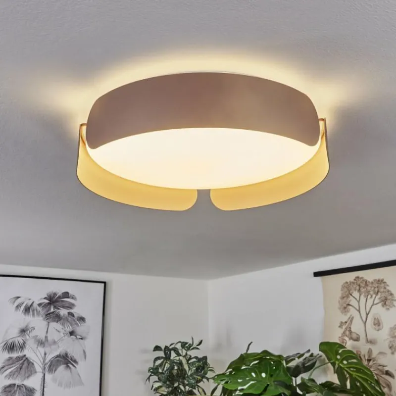 hofstein Plafonnier Fuscado LED Moka, 1 lumière