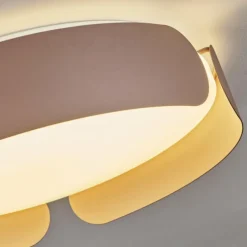 hofstein Plafonnier Fuscado LED Moka, 1 lumière