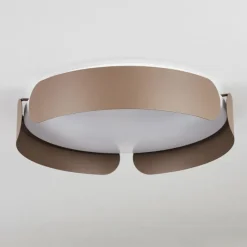 hofstein Plafonnier Fuscado LED Moka, 1 lumière