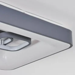 hofstein Plafonnier Gabbiana LED Gris, Blanc, 1 lumière, Télécommandes