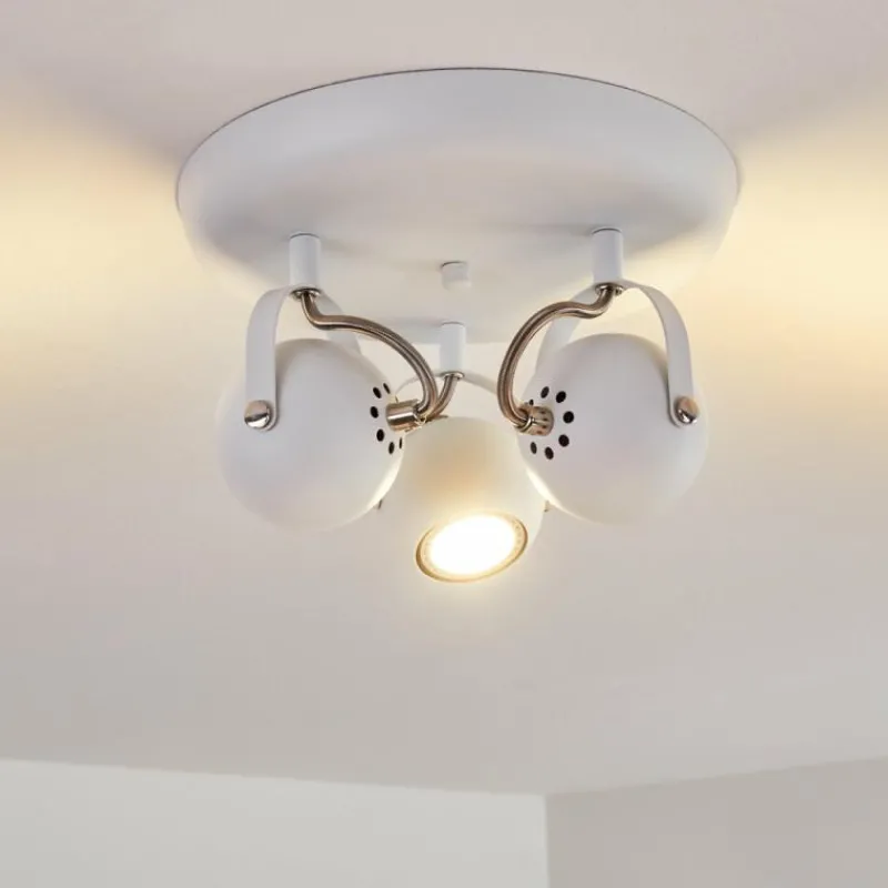 hofstein Plafonnier Gadmen Blanc, 3 lumières