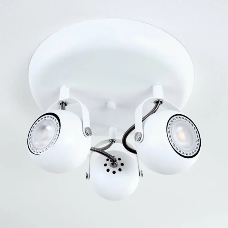 hofstein Plafonnier Gadmen Blanc, 3 lumières