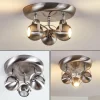 hofstein Plafonnier Gadmen Nickel mat, 3 lumières