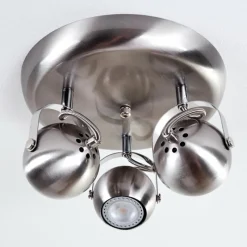 hofstein Plafonnier Gadmen Nickel mat, 3 lumières