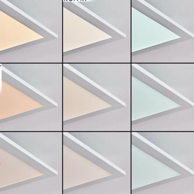 hofstein Plafonnier Gallitos LED Blanc, 1 lumière, Télécommandes, Changeur de couleurs