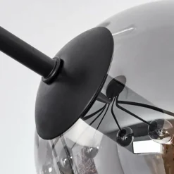 hofstein Plafonnier Gastor Noir, 7 lumières