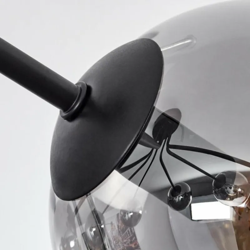 hofstein Plafonnier Gastor Noir, 7 lumières