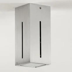 hofstein Plafonnier Gempen Acier brossé, 1 lumière