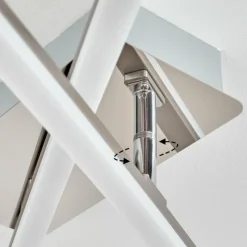 hofstein Plafonnier Georgina LED Chrome, 2 lumières* Éclairage Led