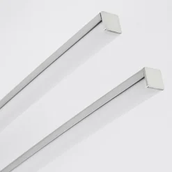 hofstein Plafonnier Georgina LED Chrome, 2 lumières