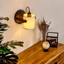 Lampes En Tissu-hofstein Plafonnier Gibraltar Noir, 1 lumière