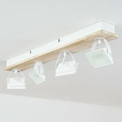 Luminaires Scandinaves-hofstein Plafonnier Giresta LED Blanc, 4 lumières