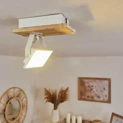 Luminaires Scandinaves-hofstein Plafonnier Giresta LED Écru, Blanc, 1 lumière