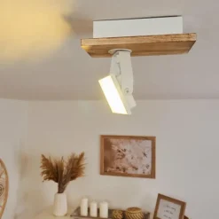 Luminaires Scandinaves-hofstein Plafonnier Giresta LED Écru, Blanc, 1 lumière