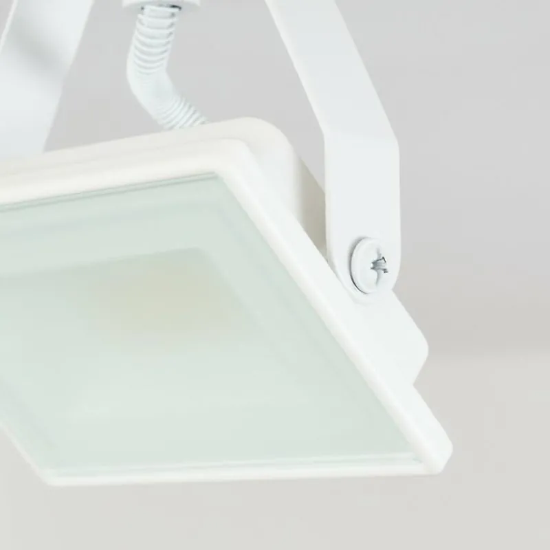 Luminaires Scandinaves-hofstein Plafonnier Giresta LED Écru, Blanc, 2 lumières