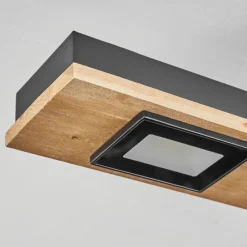 hofstein Plafonnier Giresta LED Noir, 4 lumières