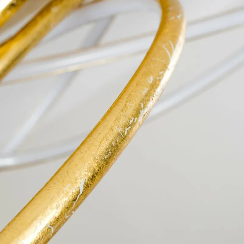 Lampes Dorées-hofstein Plafonnier Glen LED Or, 1 lumière, Télécommandes