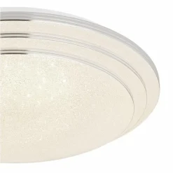 Luminaires Globo Lighting Plafonnier Globo ALEY LED Blanc, 1 lumière, Télécommandes* Éclairage Led