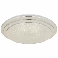 Luminaires Globo Lighting Plafonnier Globo ALEY LED Blanc, 1 lumière, Télécommandes* Éclairage Led