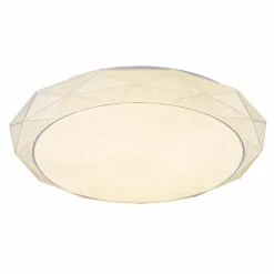 Luminaires Globo Lighting Plafonnier Globo Andi LED Blanc, 2 lumières, Télécommandes, Changeur de couleurs* Éclairage Led