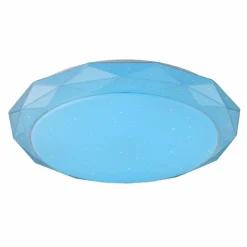 Luminaires Globo Lighting Plafonnier Globo Andi LED Blanc, 2 lumières, Télécommandes, Changeur de couleurs* Éclairage Led