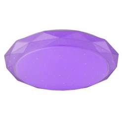 Luminaires Globo Lighting Plafonnier Globo Andi LED Blanc, 2 lumières, Télécommandes, Changeur de couleurs* Éclairage Led