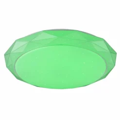 Luminaires Globo Lighting Plafonnier Globo Andi LED Blanc, 2 lumières, Télécommandes, Changeur de couleurs* Éclairage Led