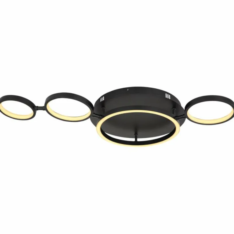 Luminaires Globo Lighting Plafonnier Globo ANTONIUS LED Noir, 1 lumière* Éclairage Led