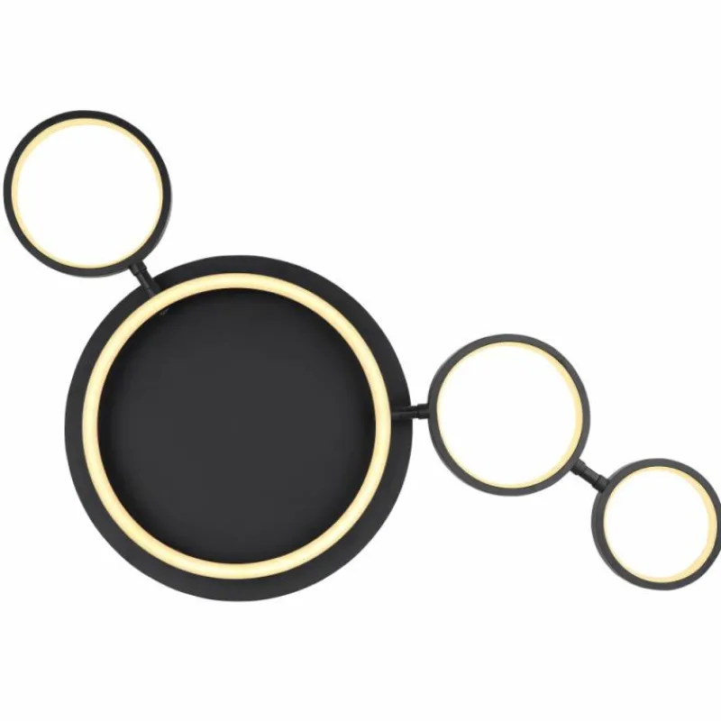 Luminaires Globo Lighting Plafonnier Globo ANTONIUS LED Noir, 1 lumière* Éclairage Led