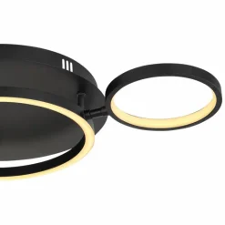 Luminaires Globo Lighting Plafonnier Globo ANTONIUS LED Noir, 1 lumière* Éclairage Led