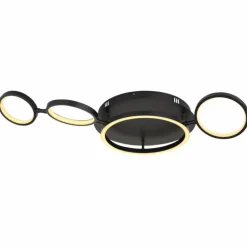 Luminaires Globo Lighting Plafonnier Globo ANTONIUS LED Noir, 1 lumière* Éclairage Led