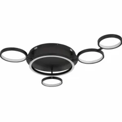 Luminaires Globo Lighting Plafonnier Globo ANTONIUS LED Noir, 1 lumière* Éclairage Led