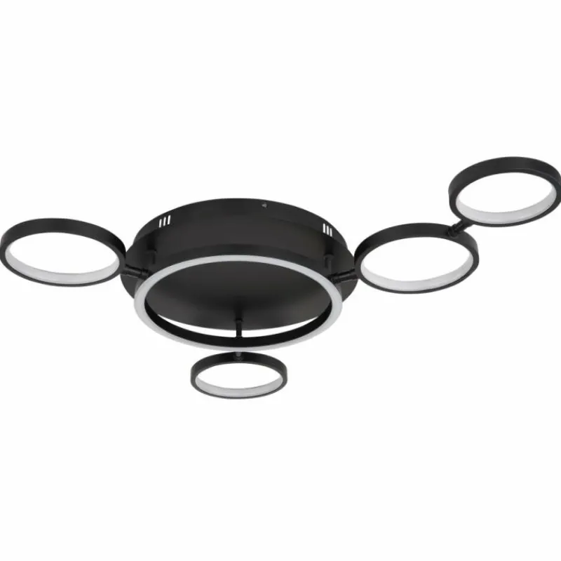 Luminaires Globo Lighting Plafonnier Globo ANTONIUS LED Noir, 1 lumière* Éclairage Led