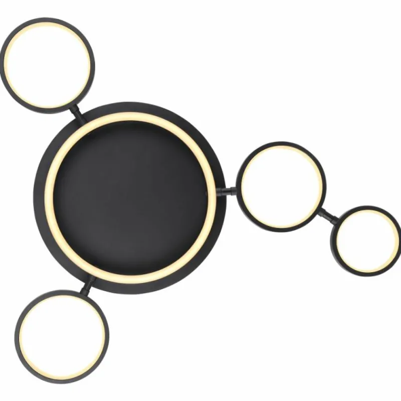 Luminaires Globo Lighting Plafonnier Globo ANTONIUS LED Noir, 1 lumière* Éclairage Led