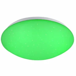 Luminaires Globo Lighting Plafonnier Globo Atreju I LED Blanc, 1 lumière, Télécommandes, Changeur de couleurs