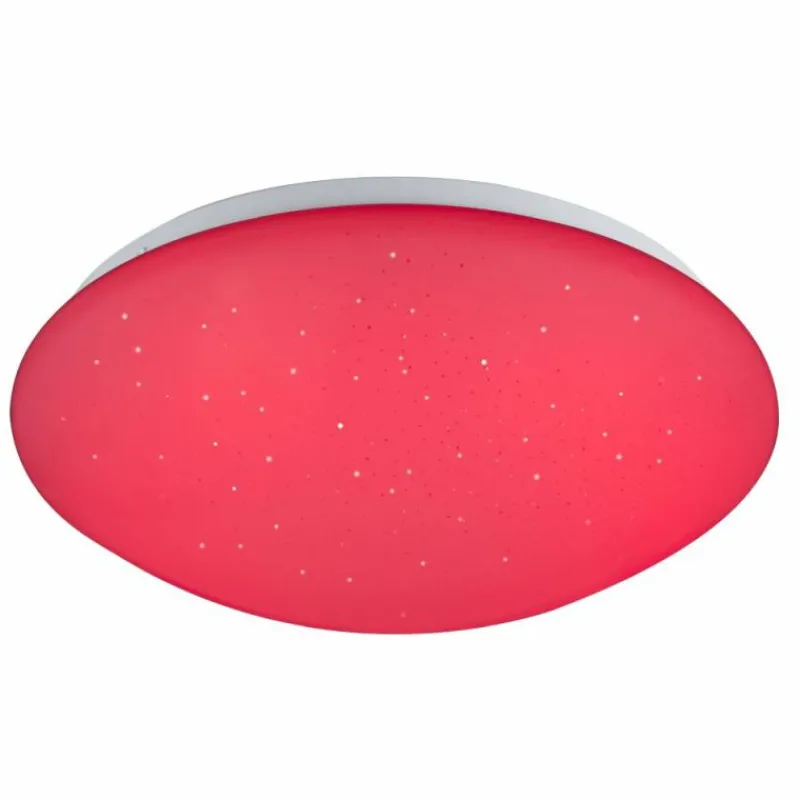 Luminaires Globo Lighting Plafonnier Globo Atreju I LED Blanc, 1 lumière, Télécommandes, Changeur de couleurs