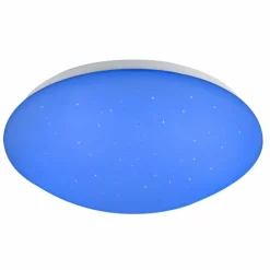 Luminaires Globo Lighting Plafonnier Globo Atreju I LED Blanc, 1 lumière, Télécommandes, Changeur de couleurs