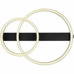 Luminaires Globo Lighting Plafonnier Globo AUGUSTO LED Or, Noir, 2 lumières, Télécommandes, Changeur de couleurs