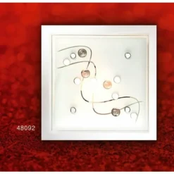 Luminaires Globo Lighting Plafonnier Globo BALLERINA I Chrome, 1 lumière