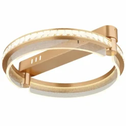 Lampes Dorées-Luminaires Globo Lighting Plafonnier Globo BLONDIE LED Or, 1 lumière, Télécommandes