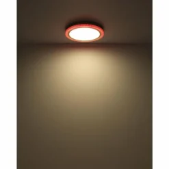 Lampes Dorées-Luminaires Globo Lighting Plafonnier Globo BOLLY LED Blanc, 1 lumière, Télécommandes, Changeur de couleurs