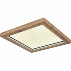 Luminaires Globo Lighting Plafonnier Globo BRANZA LED Noir, 1 lumière, Télécommandes* Éclairage Led