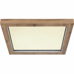 Luminaires Globo Lighting Plafonnier Globo BRANZA LED Noir, 1 lumière, Télécommandes* Éclairage Led