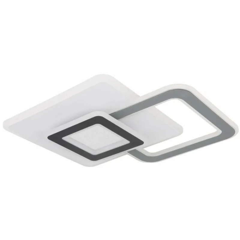 Luminaires Globo Lighting Plafonnier Globo BRIENNA LED Blanc, 1 lumière, Télécommandes