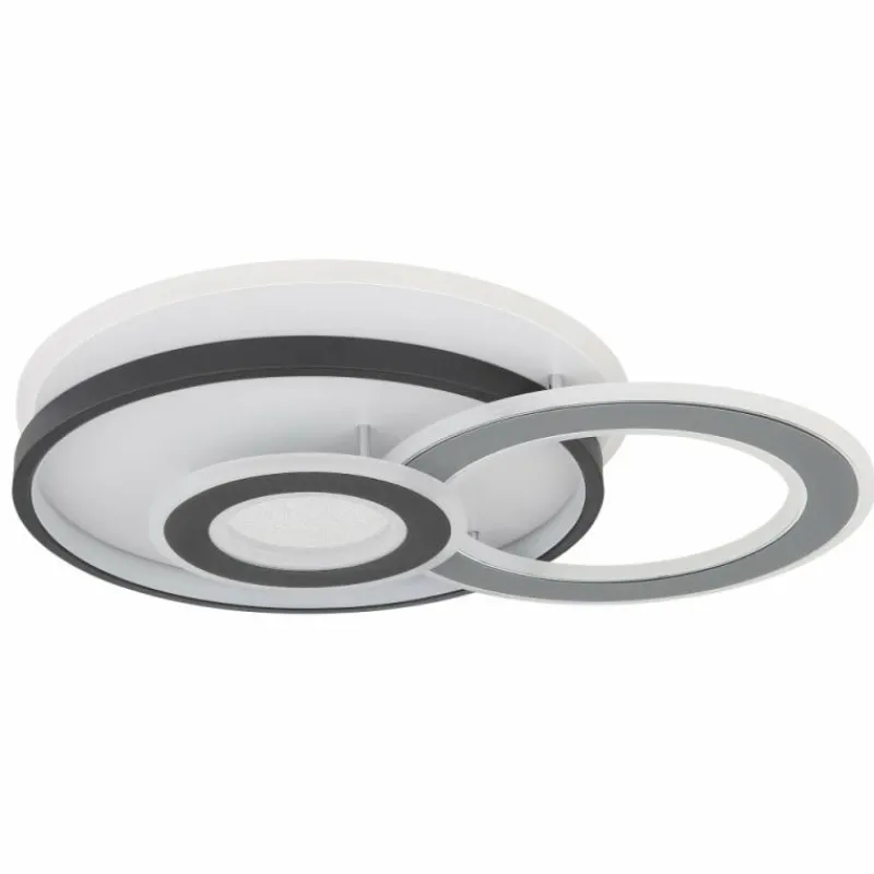 Luminaires Globo Lighting Plafonnier Globo BRIENNA LED Gris, Blanc, 1 lumière, Télécommandes