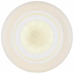 Luminaires Globo Lighting Plafonnier Globo BURRO LED Blanc, 1 lumière, Télécommandes, Changeur de couleurs* Éclairage Led